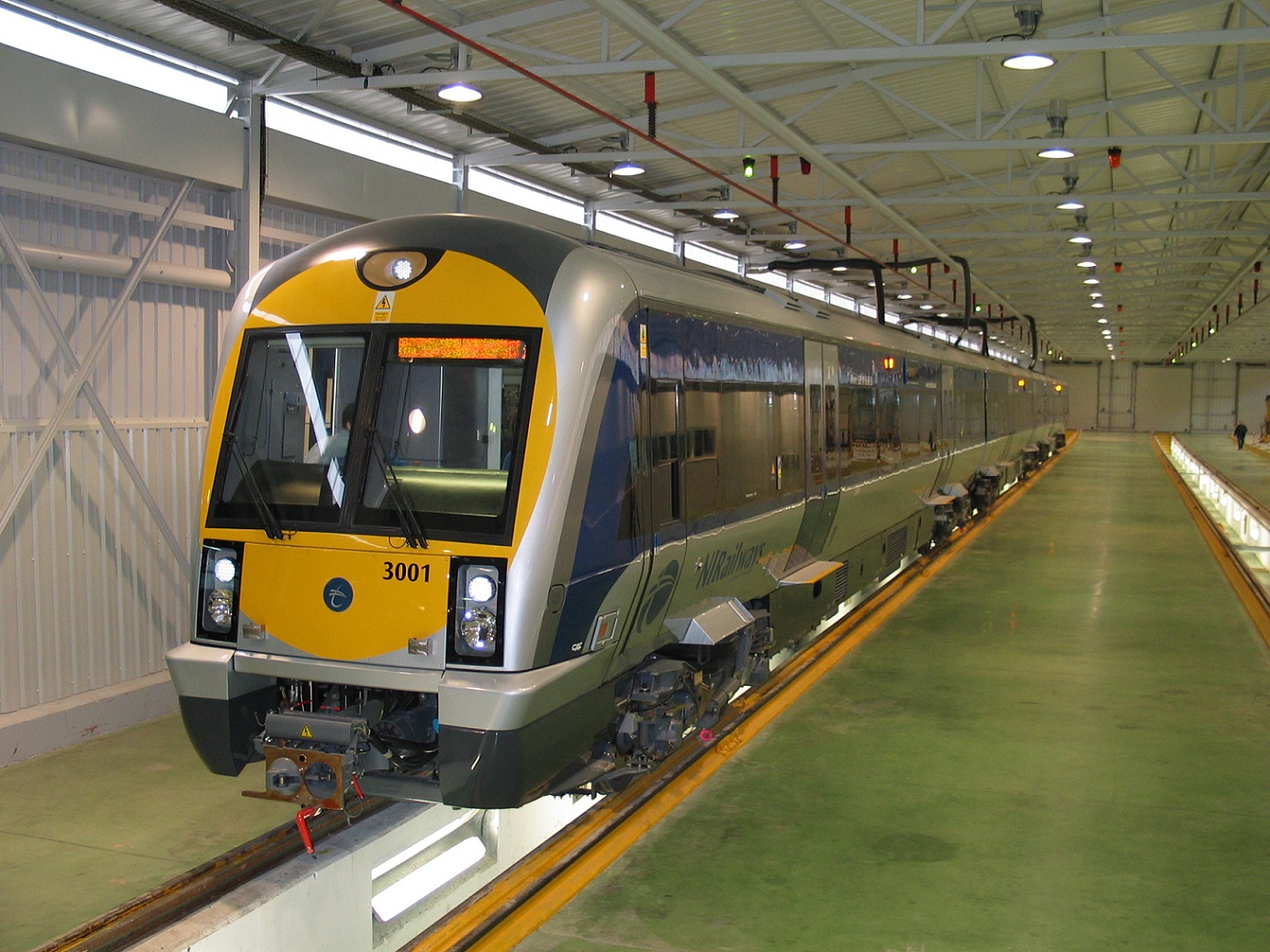 A photo of a CAF 3K train