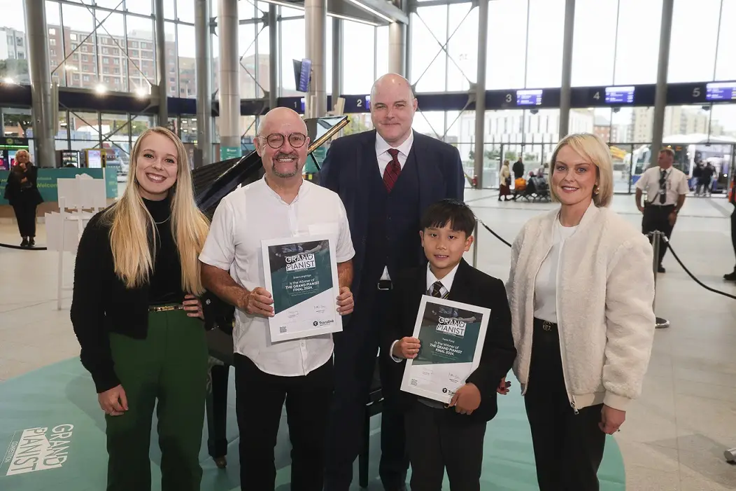 A photo of the winners of the 2025 Translink Grand Pianist competition.