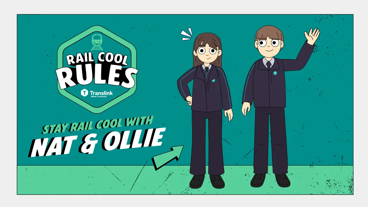 Nat and Ollie cartoon image