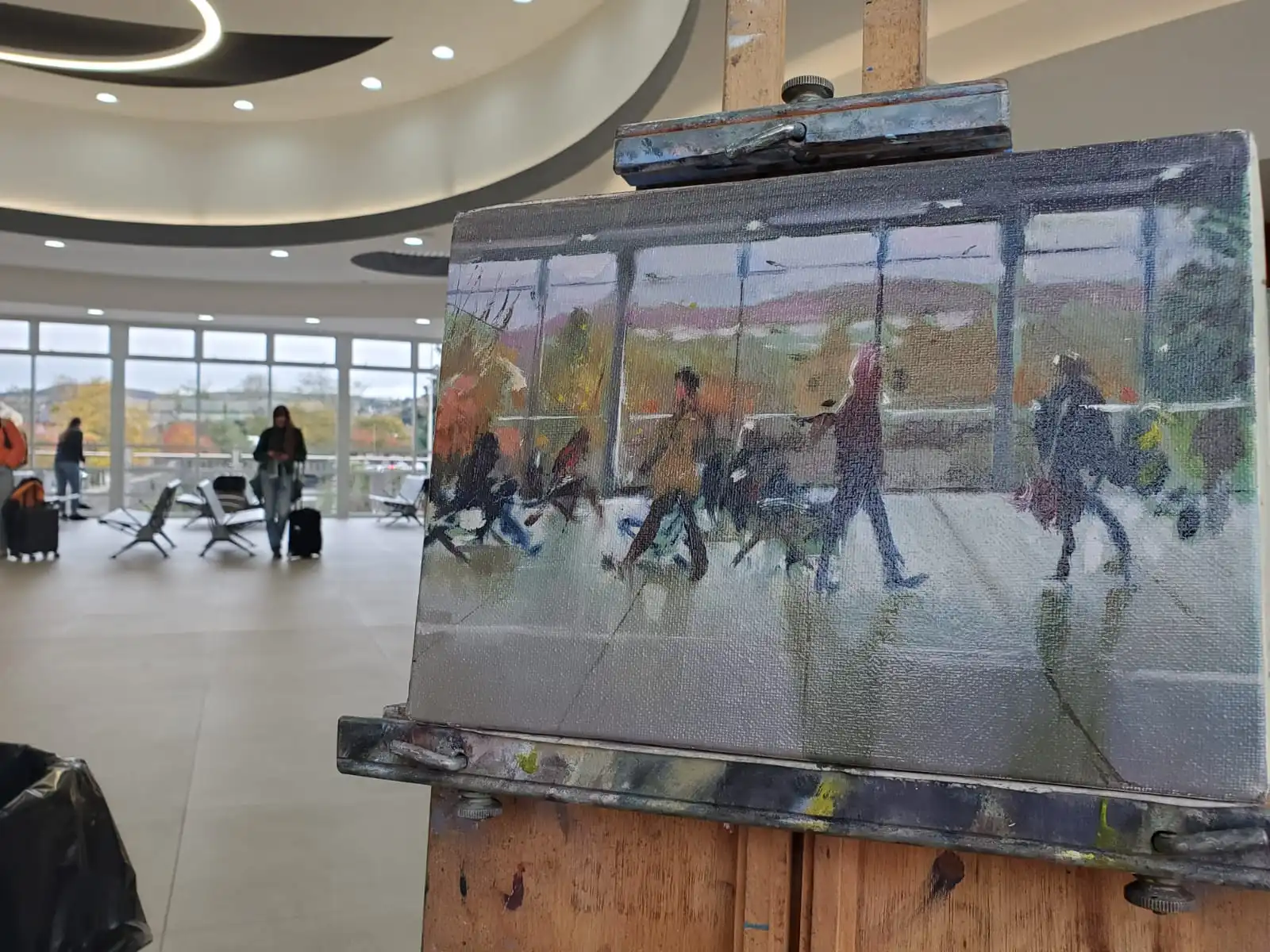 Newry Train Station Painting Newry Train Station Painting